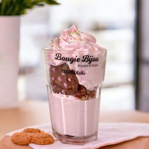 PEAU D'ÂNE - Bougie bijou Milkshake Lait Fraise