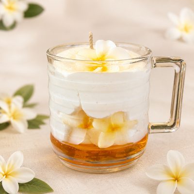Bougie grande tasse CHARLIZEE PECHE MONOÏ