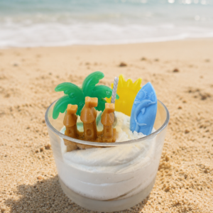 Bougie verrine Plage a Monaco