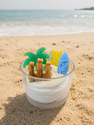 Bougie verrine Plage a Monaco