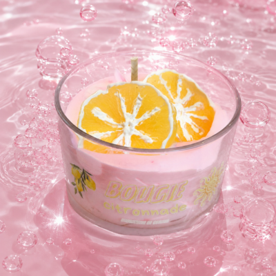 Bougie verrine Citronnade