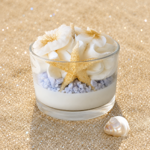 Bougie verrine COQUILLAGES et PLAGE