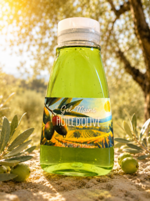 gel main huile d'olive savonnerie