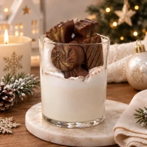 Bougie pâtissière Papillote de Noël PAPILLOTTE CHOCOLAT