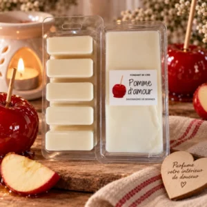 Barre de cire fondante POMME D’AMOUR