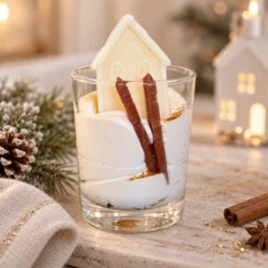 Bougie mini patissière sport d'hiver CRÊPE